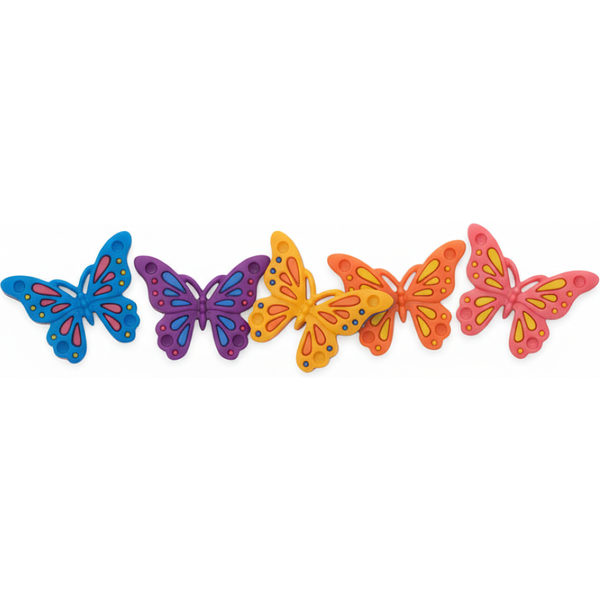 Sachet Boutons Fantaisie Papillons Multico - Récréatys - Mondial Tissus-image