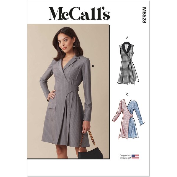Patron Mc Call's M8528Y5 Femme Robe Blazer 46 Au 54 - Mccall's - Mondial Tissus-image