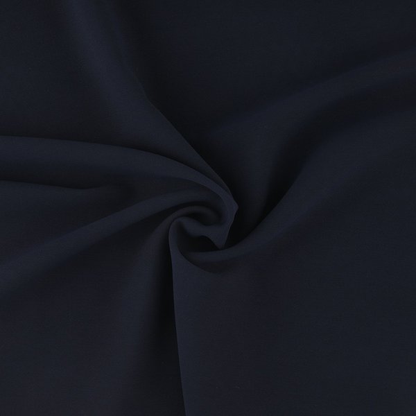 Tissu CrêPe Lourd Uni CéRéMonie Bleu Marine - Mondial Tissus-image