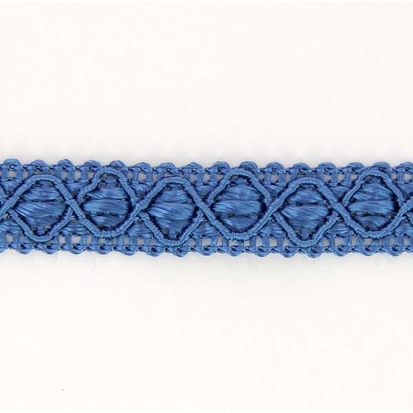 Galon Losange 12Mm Bleu - Mondial Tissus-image