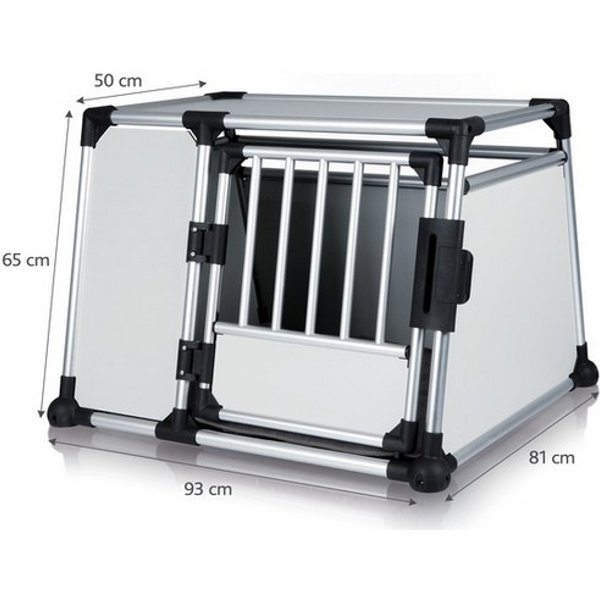 Cage De Transport Pour Chien Alu Autobox - 93 X 65 X 81 Cm-image