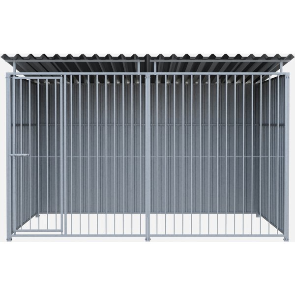 Chenil MéTal Mks - Metallo 3 X 2 M - FaçAde En Barreaux-image