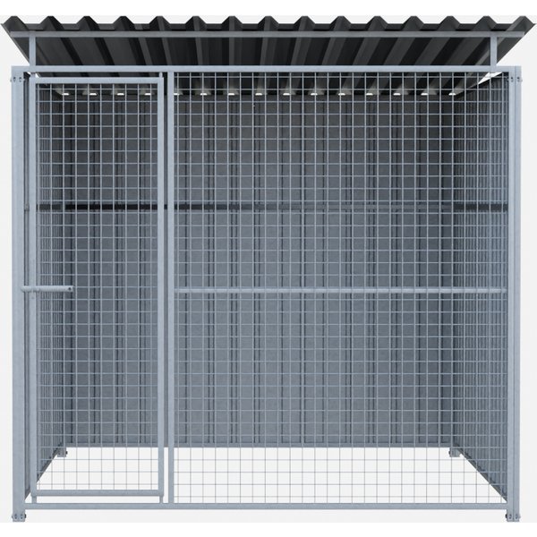 Chenil MéTal Mks - Metallo 2 X 2 M - FaçAde En Grillage-image