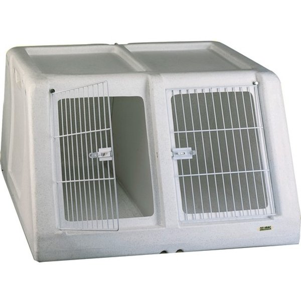Cage De Transport Autobox Plastique - Double Pour Chiens-image