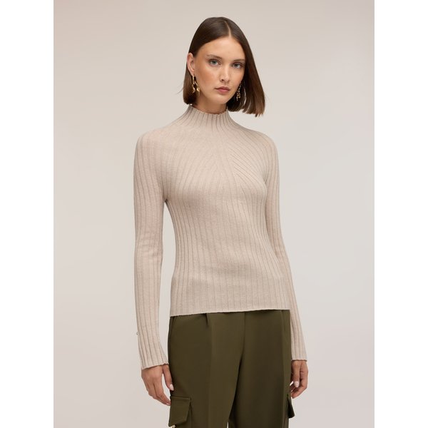 Motivi Maglia Dolcevita A Coste In Misto Lana Donna, , Taglia XS-image