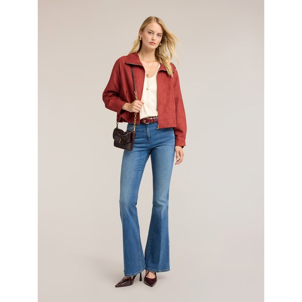 Motivi Jeans Flare Elle High Waist Donna, Blu, Taglia 38-image