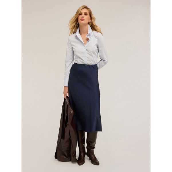 Motivi Camicia In Popeline Donna, Bianco, Taglia 44-image