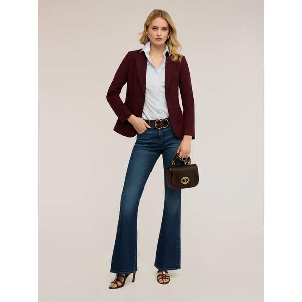 Motivi Jeans Flare Push-Up A Vita Alta Donna, Blu, Taglia 42-image