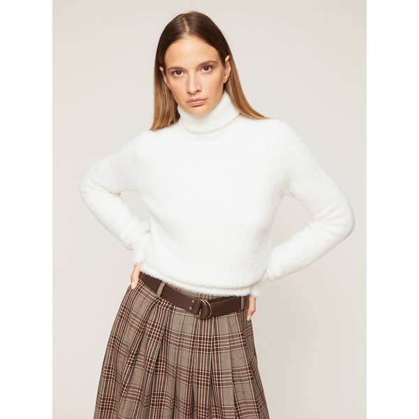 Motivi Maglia Dolcevita Donna, Bianco, Taglia S-image