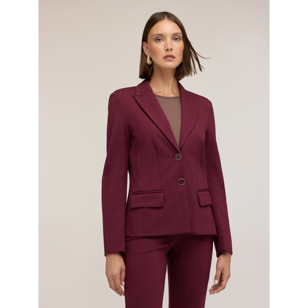 Motivi Giacca Monopetto In Punto Milano Donna, Bordeaux, Taglia 36-image
