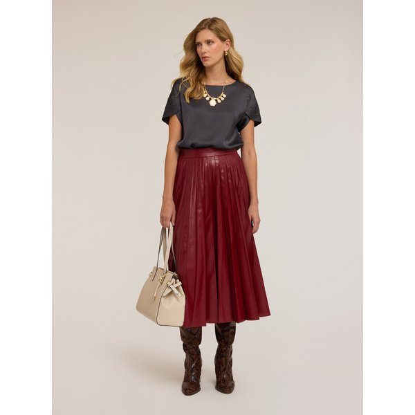 Motivi Blusa Con Maniche A Petalo Donna, Grigio, Taglia S-image