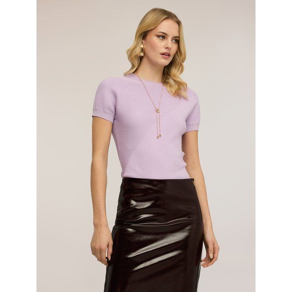 Motivi Maglia A Coste Con Manica A Kimono Donna, Viola, Taglia M-image