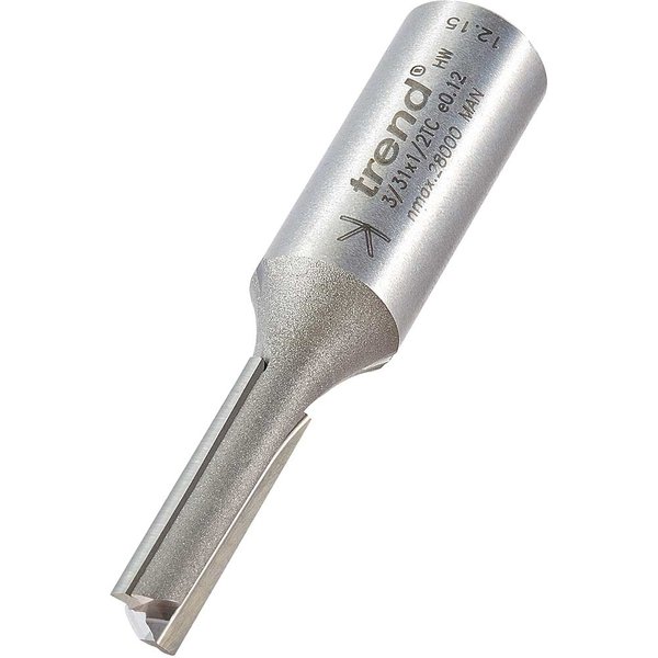 Trend Professional Two Flute Straight Router Cutter