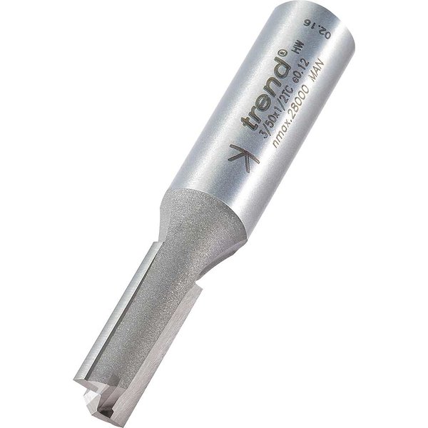 Trend Professional Two Flute Straight Router Cutter