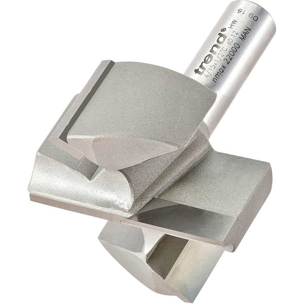 Trend Professional Two Flute Straight Router Cutter
