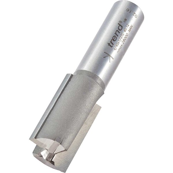 Trend Professional Two Flute Straight Router Cutter