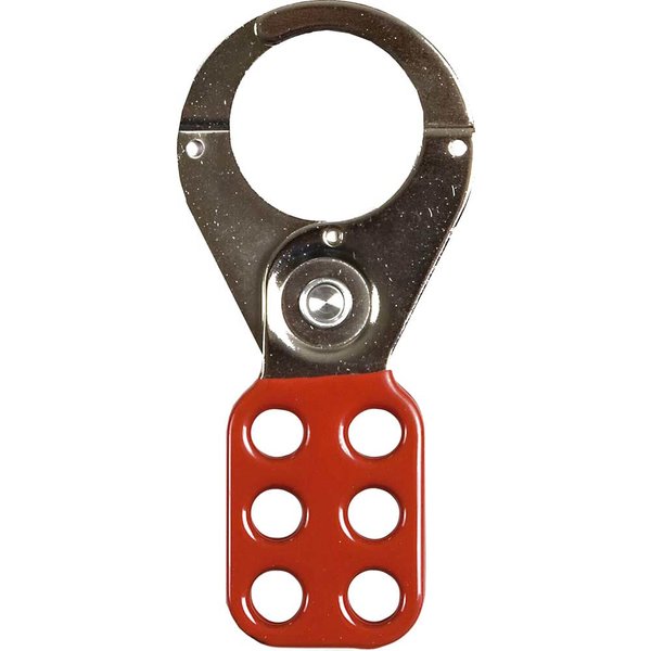 ABUS Mechanical 702 Lock Off Hasp 38mm (1.1/2in) Red 10035768-01