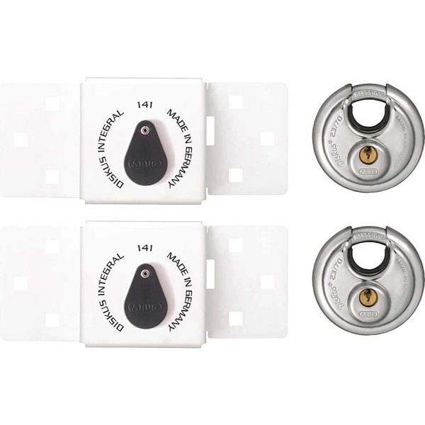 Abus 141 Series Integral Van Lock and 26 Series Diskus Padlock