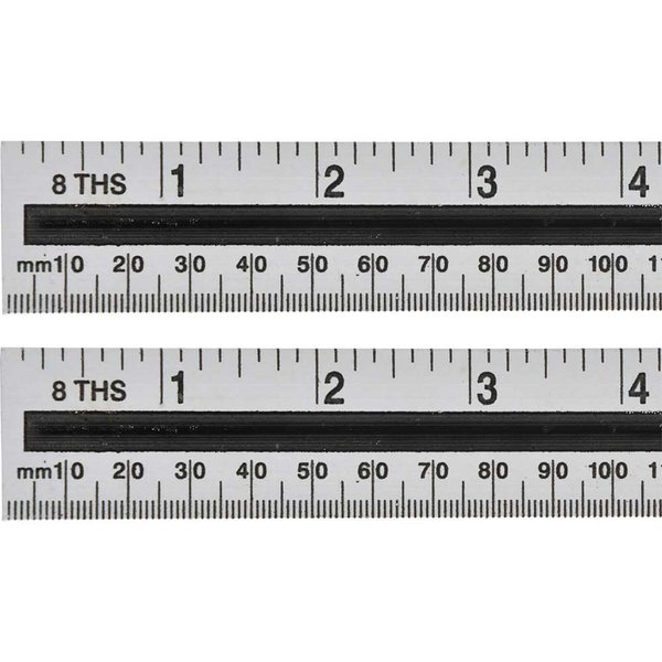 BlueSpot Tools Aluminium Ruler 300mm (12in) 33932