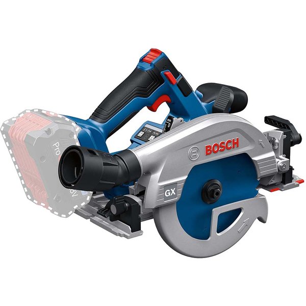 Bosch GKS 18V-57-2 GX 18v Cordless Rail Compatible Circular Saw 165mm