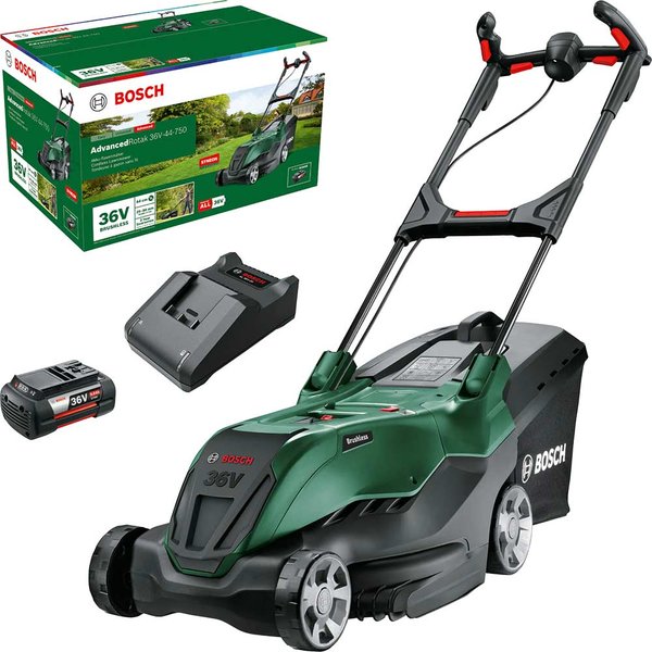 Bosch ADVANCEDROTAK 36V-44-750 36v Cordless Rotary Lawnmower 440mm