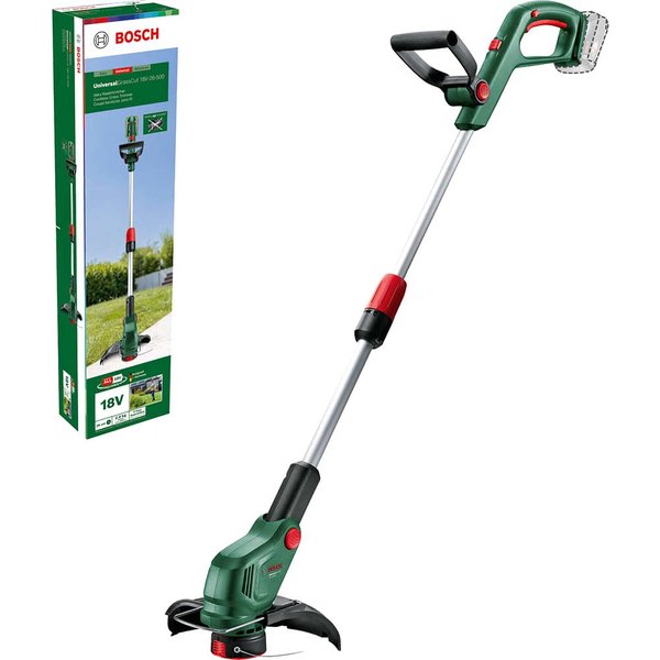 Bosch UNIVERSALGRASSCUT 18V-26-500 P4A 18v Cordless Grass Trimmer and Edger 260mm