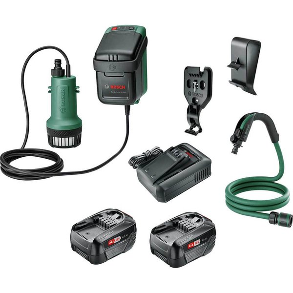 Bosch GARDENPUMP 18-2000 P4A 18v Cordless Submersible Water Pump