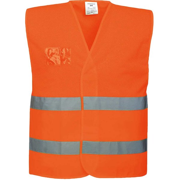 Portwest Hi Vis Half MeshAir Two Band Vest