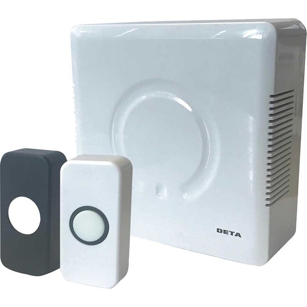 Deta Vimark Wired Door Bell Chime and Push Kit C3504