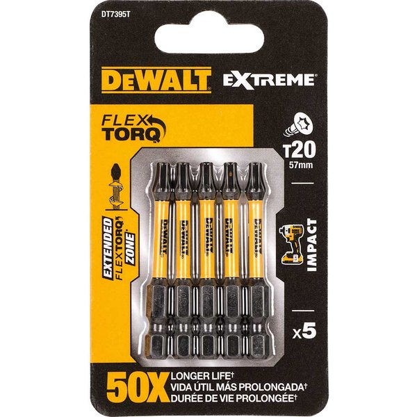 DeWalt Torx Extreme Impact Torsion Screwdriver Bit