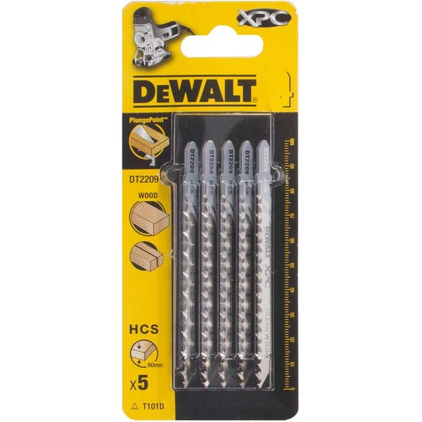 DeWalt XPC T101D Bi Metal Jigsaw Blades for Wood