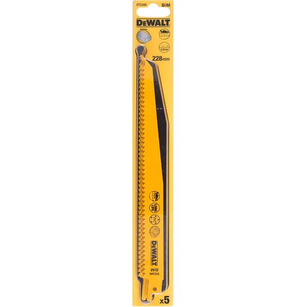 DeWalt Bi Metal Reciprocating Sabre Saw Blades for Wood