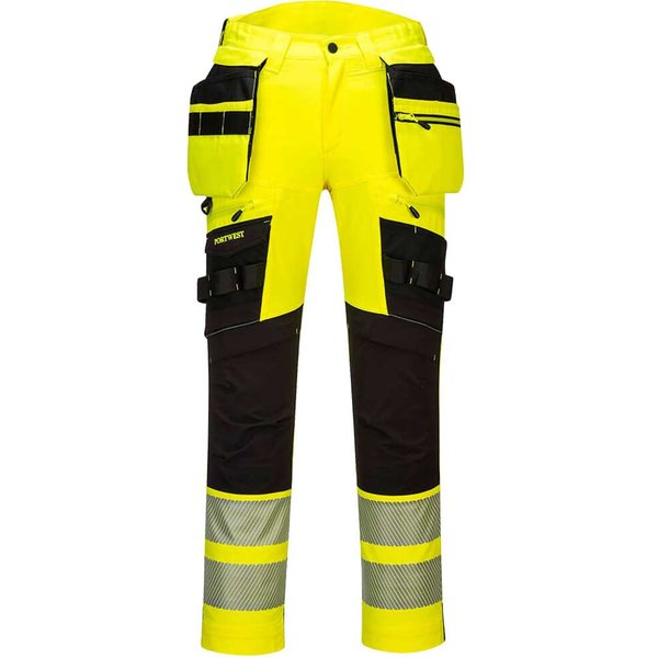 Portwest DX4 Hi Vis Detachable Holster Pocket Trousers