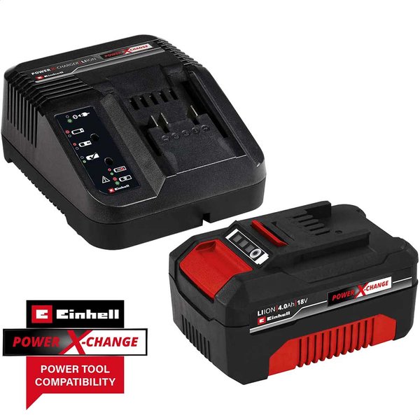 Einhell Genuine PXC 18v Cordless Li-ion Battery 4ah and Charger