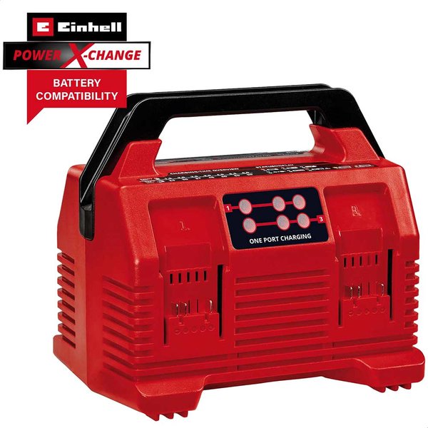 Einhell Genuine PXC 18v Cordless 2X2 Quattrocharger Battery Charger