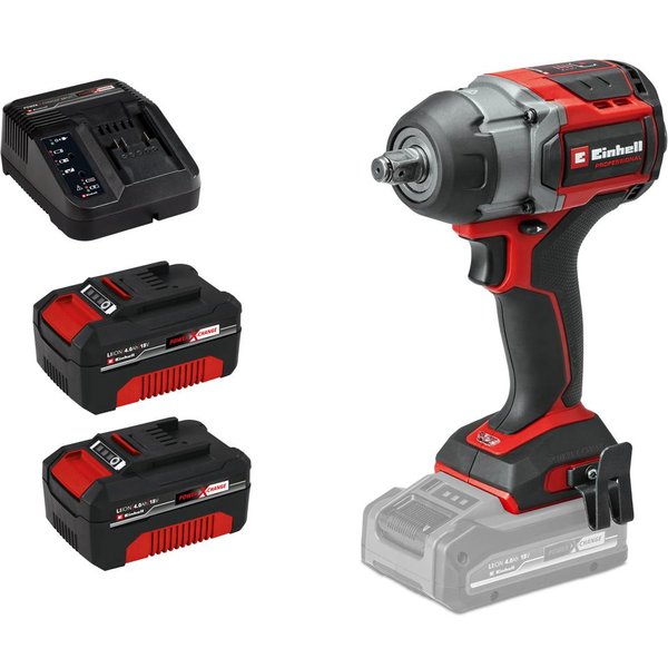Einhell Professional TP-CW 18/750-C Li BL 18v Cordless Brushless 1/2" Impact Wrench