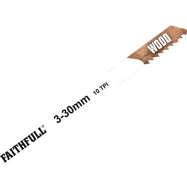 Faithfull T101BR Laminate and Wood Cutting Jigsaw Blades
