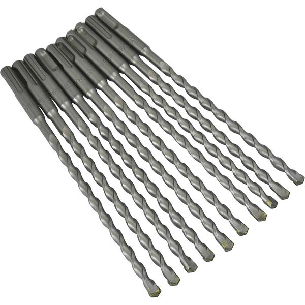 Faithfull SDS Plus Masonry Drill Bit Bulk Pack of 10