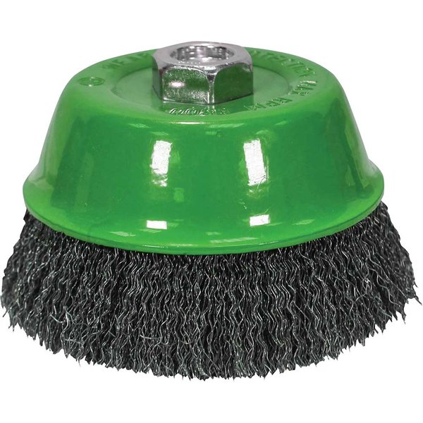 Faithfull Stainless Steel Crimped Wire Cup Brush