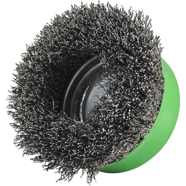 Faithfull X Lock Crimped 0.3mm Stainless Steel Wire Cup Brush