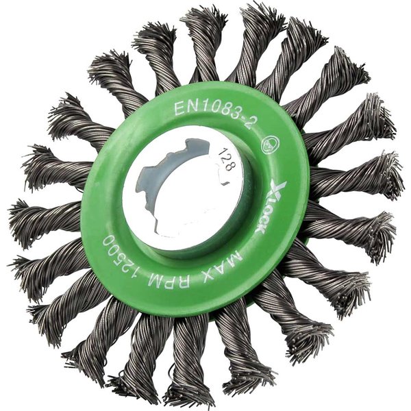 Faithfull X Lock Conical 0.5mm Stainless Steel Wire Brush