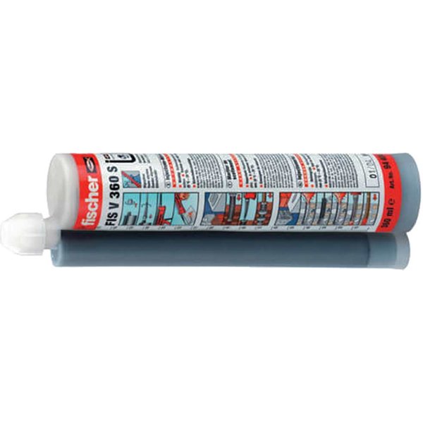Fischer FIS EM 390 Epoxy Anchor Masonry Resin Cartridge