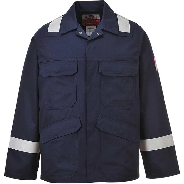 BizFlame Mens Flame Resistant Jacket Navy XL