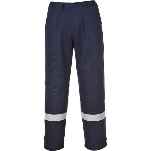 BizFlame Plus Mens Flame Resistant Trousers Navy Blue XL 34"