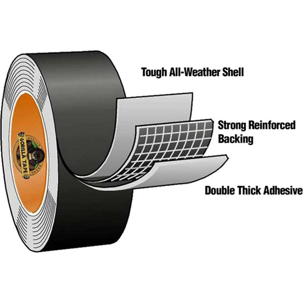 Gorilla Ultra Tough Cloth Tape Handy Roll