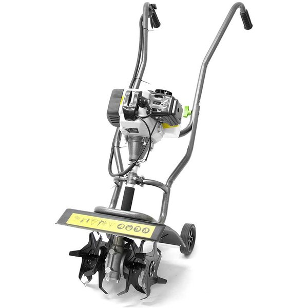 Handy THPMT Petrol Mini Garden Tiller 300mm FREE 2 Stroke Oil Worth £5