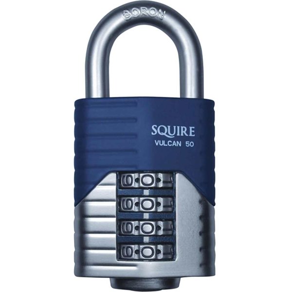 Henry Squire Vulcan Boron Shackle Combination Padlock