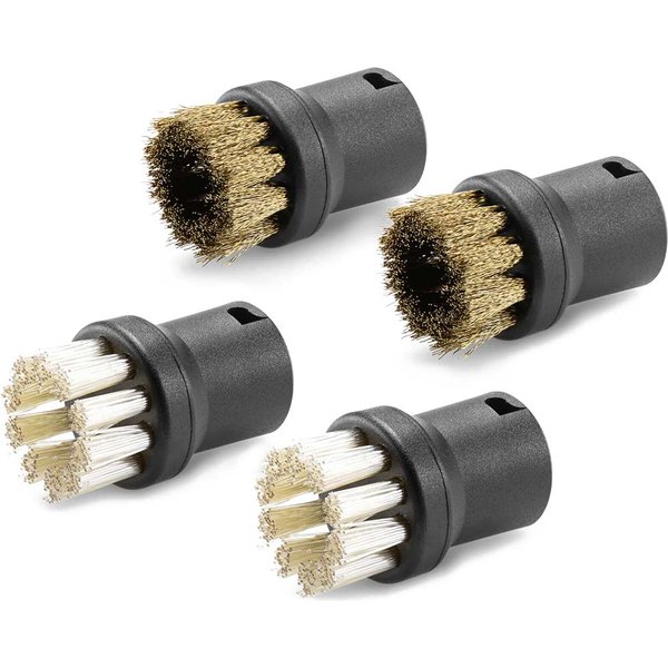 Karcher 4 Piece Power Brush Set for SC and SG Steam Cleaners
