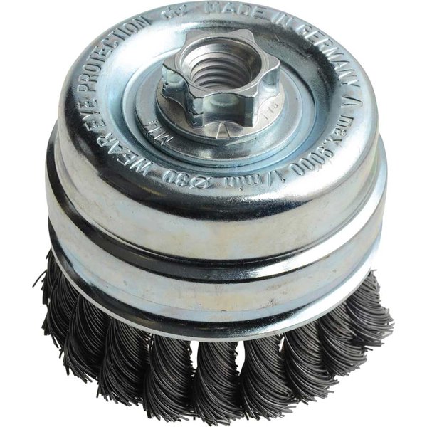 Lessmann 0.5 Steel Wire Knot Cup Brush