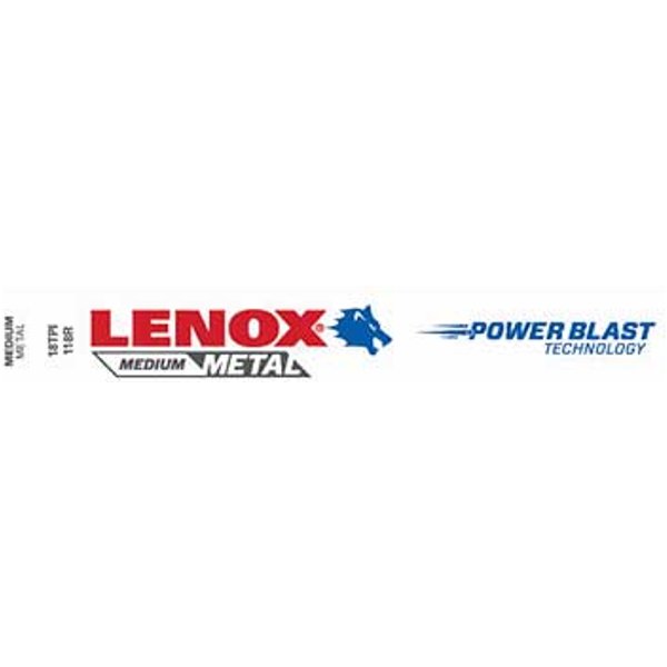 Lenox 18TPI Medium Metal Cutting Reciprocating Sabre Saw Blades